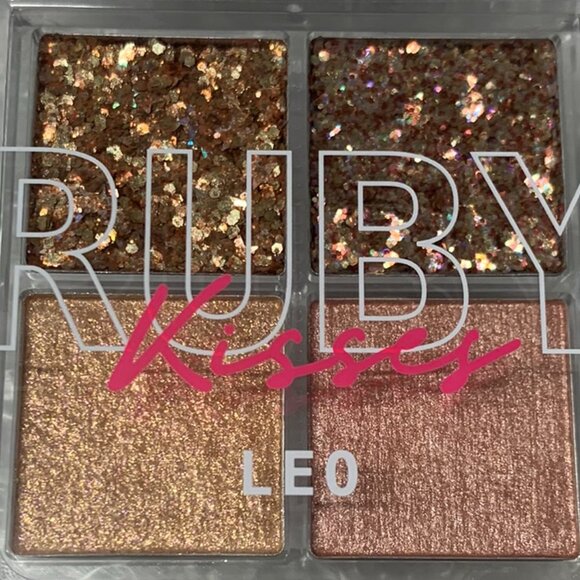 Ruby Kiss Glitter Gem Eye Shadow Palette #GGP01 Leo Eyeshadow Palette - Picture 12 of 12